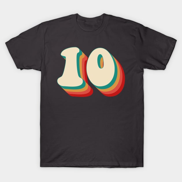 Number 10 T-Shirt by n23tees